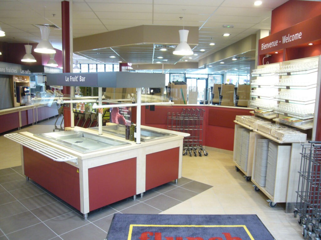 Rénovation aménagement conception restaurant Flunch Le Quesnoy l Graine d_Espace