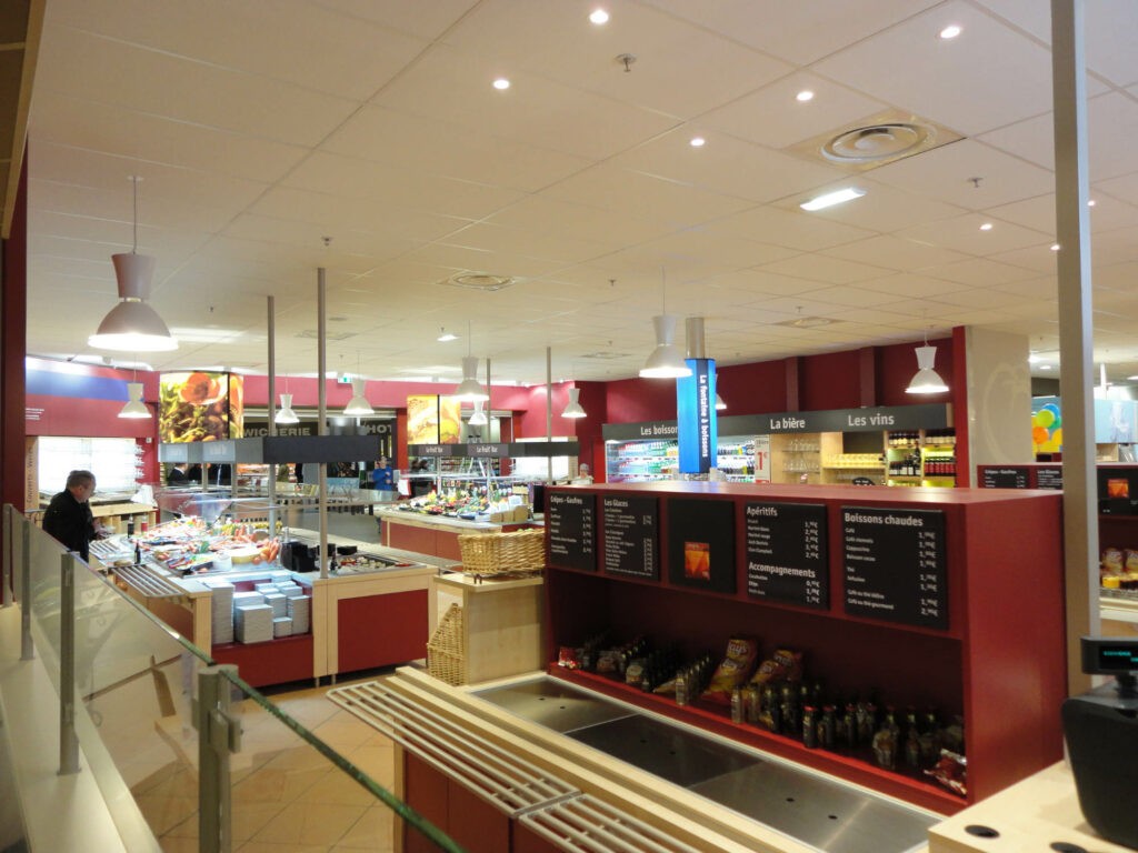 Rénovation aménagement conception restaurant Flunch Varennes sur Seine l Graine d_Espace(2)