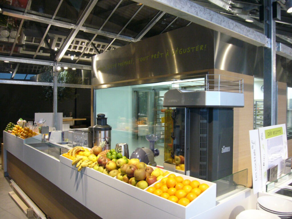 Rénovation aménagement conception restaurant Salad _ Co au Héron Park l Graine d_Espace(3)